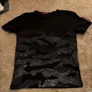Black Graphic Men's Shirt